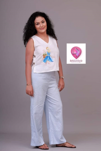 Hand pained women clothes 